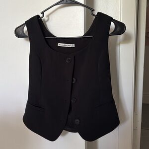 Abercrombie & Fitch Black Vest
